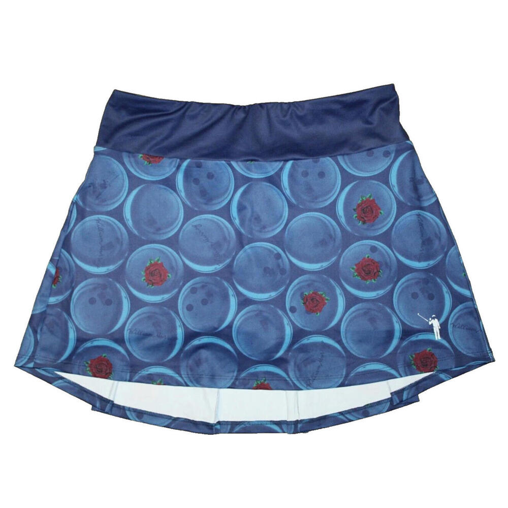 William Murray Big Earner Lousie Skort Women MEDIUM x 15" Skirt Stretch Bowling